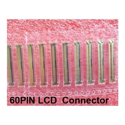 30pcs New 60Pins LCD LED edp LVDS Display screen Connector Socket for iMac 21.5" A1418 4K / 27" A1419 5K