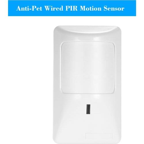 Anti-Pet PIR Motion Sensor Wired Alarm Dual Infrared Detector Pet Immune For Home Burglar Security Alarm System