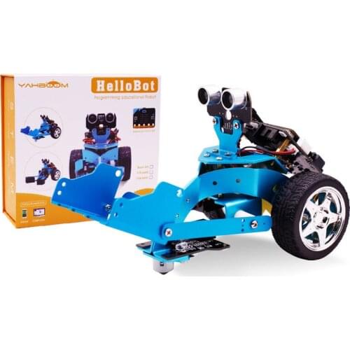 BlueRaven Stem Education DIY BBC Micro:bit Smart Robot Coding Toy Hellobot
