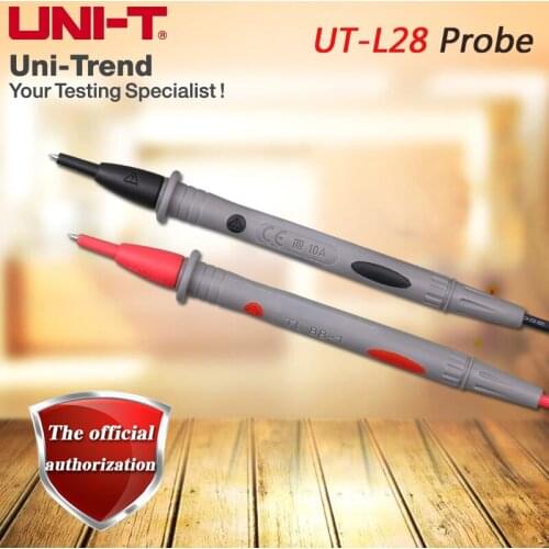 UNI-T UT-L28 digital multimeter pen 10A universal table pen detachable pen tip double insulated wire