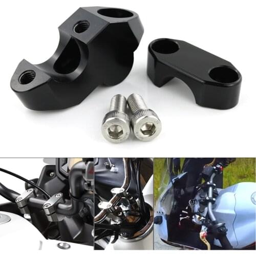For Honda CB500X NC700X NC750X 22mm 7/8" Handle Bar Raised Extend Mounting Risers Handlebar Riser Back Moved Mounting