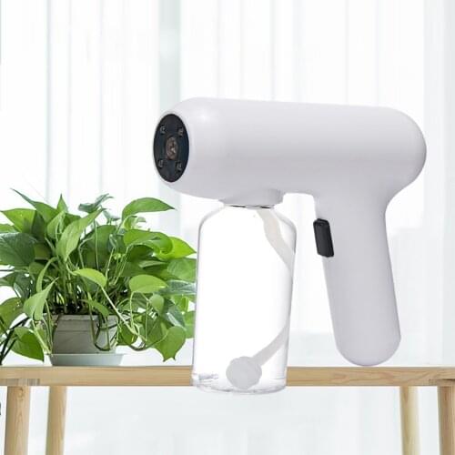 300ml Household portable cordless handheld atomization disinfection fogger machine sprayer blue light nano steam spray gun