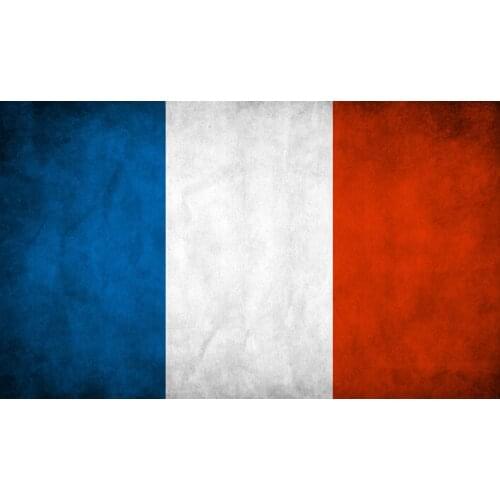 KAFNIK,Custom france do the old Flag Retro National Flag 14*21cm/30*45cm/60*90cm(2*3ft)/90*150cm(3*5ft) for home Decorative