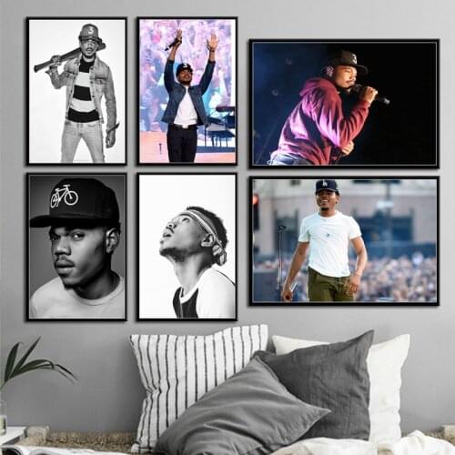 Chance The Rapper Music Hip Hop Canvas Painting Posters And Prints Wall Art Picture Vintage Poster Decorative Home Decor Tableau
