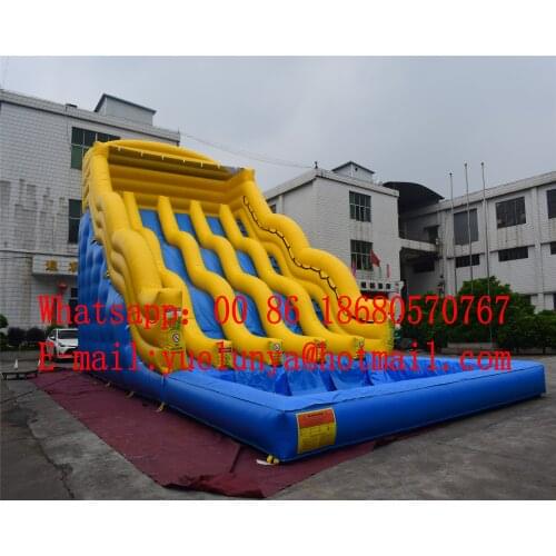 China Guangzhou) inflatable slides,Castle slides Inflatable water slide BYSW-14477