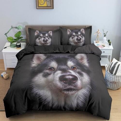 3D Printed Duvet Cover Set Pet Dog Animal Bedding Set Single Double Twin Full Queen King Bed Linen For Adults Children Bed Cover