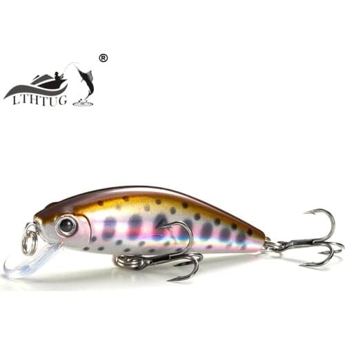 LTHTUG NEW Stream Minnow Peche Leurre AGILE 54S Fishing Lure Pesca 54mm 6g Sinking Minnow Hard Bait Perch Pike Salmon Trout Bass