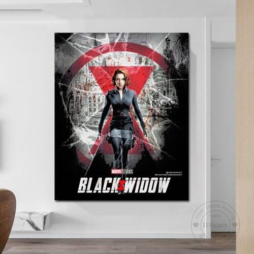 Marvel Movie Avengers Superhero Print Art Poster On The Wall Art Picture Black Widow Canvas Painting for Living Room Home Decor