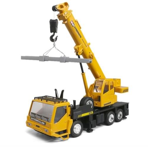 Rc Hoist Crane Model Engineering Car Toys For Children Birthday Xmas Good Gift Remote Control Freight Elevator