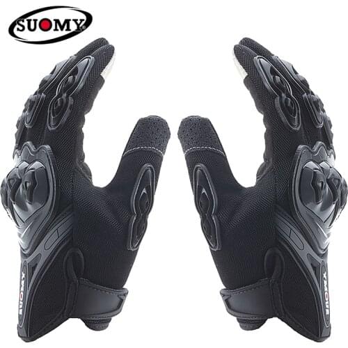 SUOMY Motorcycle Gloves Men Touch Screen Motocross Glove Motorbike Full Finger Racing Cycling Sports Motocicleta Guantes Luvas