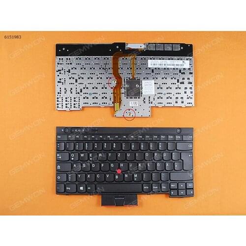 New Laptop replacement keyboard notebook computer for ThinkPad T430 T530 X230 BLACK (For Win8)
