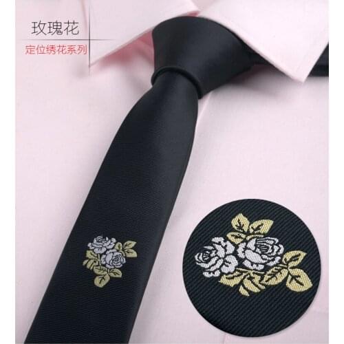 New Arrival Positioning Pattern Ties for Men Necktie Pringting Mustache Rose Flower Cravat Brand Vestido 5cm Width Slim Corbata