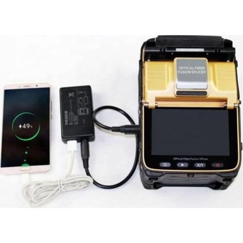 Fiber optic fusion splicer for welding machine signal fire AI-8C 7800mAh fibre optique splicing machine