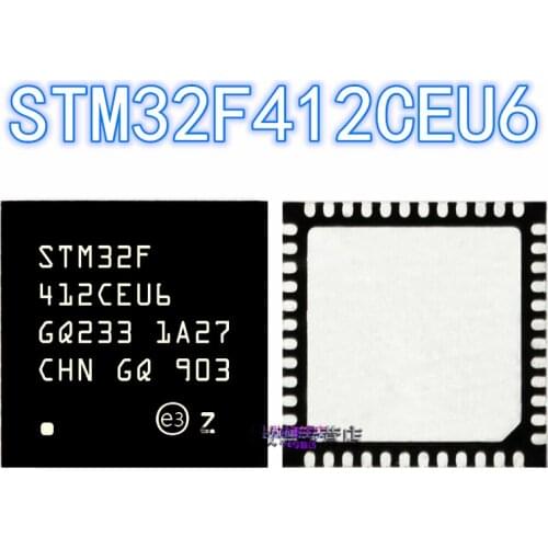 1PCS 100% new original authentic STM32F412CEU6 QFN-48 32F412CEU6 QFN48 32-bit microcontroller chip