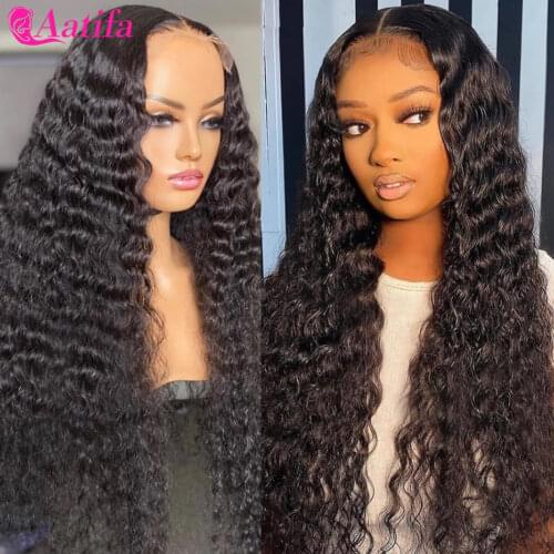 13x4 Lace Frontal Human Hair Wigs Pre Plucked Hair 5x5 HD Lace Deep Wave 100% Human Hair Wig Brazilian Remy Hair For Black Women