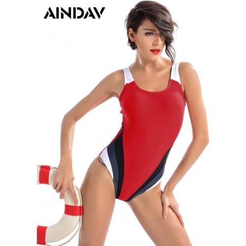 S To 5XL Professional Sports Swimwear Women One Piece Brand Racerback Swimsuit Monokini Slim Bathing Suits Badpakken Vrouwen