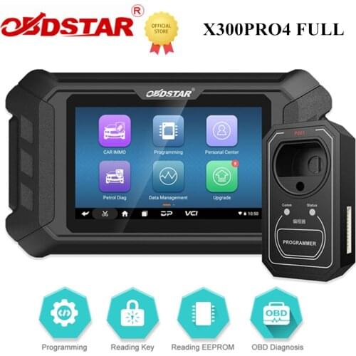 OBDSTAR X300 Pro4 Pro 4 PAD IMMO System with FCA 12+8 Universal Adapter/Multi-functional Jumper Cable/for Renault and SIm Key