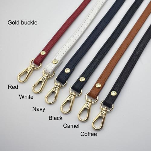Genuine Leather Bags Strap Detachable Handle Replacement Women Girls Shoulder Bag Accessories Buckle Belts Christmas Gift