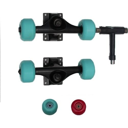 Concave skateboard truck wheels complete 5inch truck with 54mm wheels