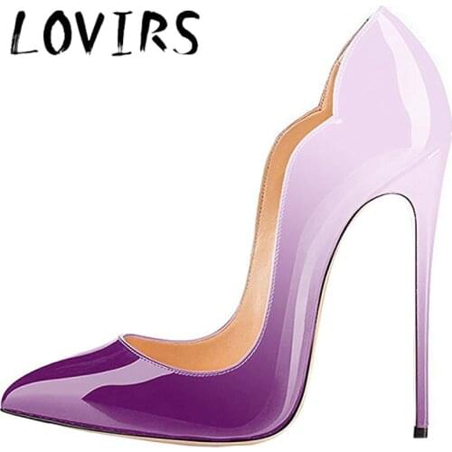 Lovirs Womens Sexy High Heel Pointy Toe Slip On Pumps Wedding Evening Stiletto Shoes