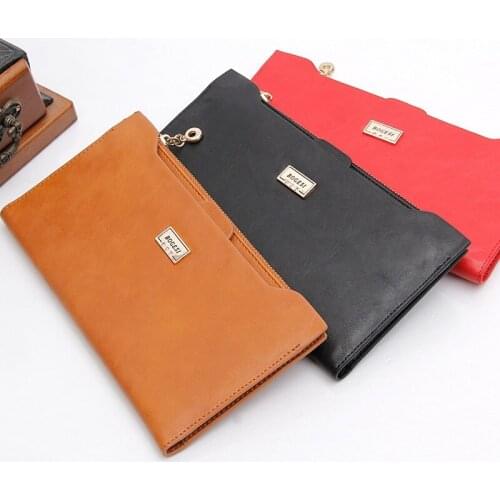 Womens Long Wallet Multi-function Card Bag Zipper Card Holders Top Quality PU Leather Purse Driving License