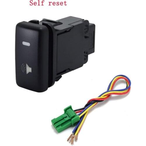 1PC music Recorder Monitor speaker Radar Parking Sensor Front Fog Light Spotlight Switch Button For Great Wall Haval M6