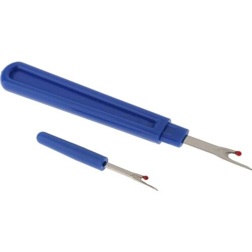 2 Sizes Plastic Handle Seam Ripper Thread Unpicker Stitching Sewing Supplies