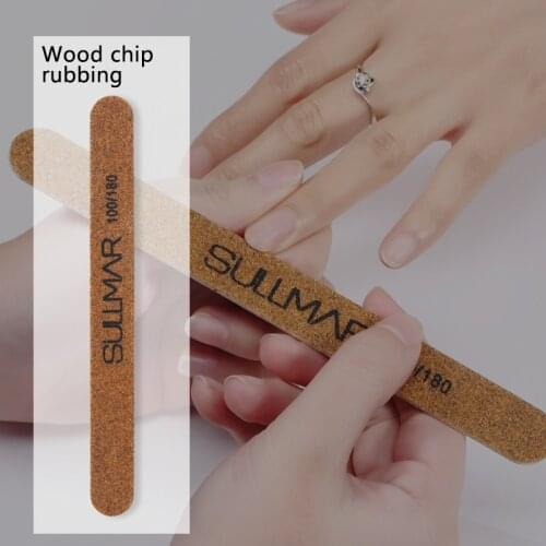 3Pcs/10Pcs/25Pcs Professional Nail File Polish Nail Buffer Sanding Polishing Grinding Wooden Polisher Nails Accessories Tool