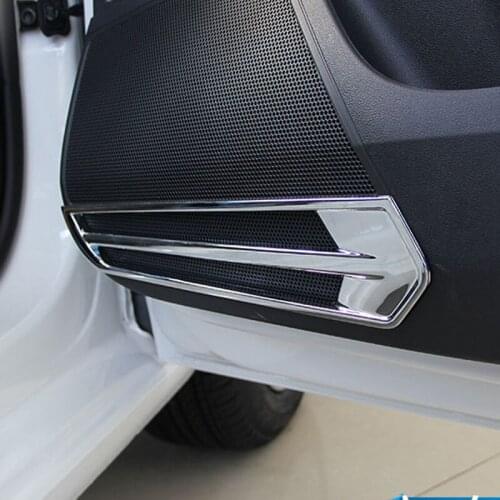 4pcs for skoda RAPID 2013-2020 Car door audio horn Decorative bright strips