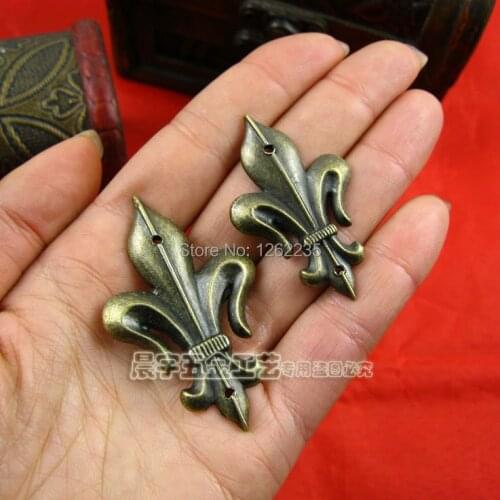 54*33mm Shield SMD Jewelry box furniture corner stickers DIY decorative accessories corner piece Wholesale