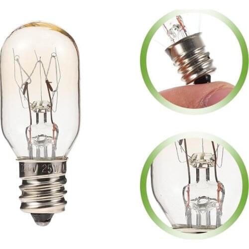 8PCS Refrigerator Bulb E12 120V Incandescent Light Bulb Replacement Accessory T20 Refrigerator E12 Small Bulb Of 120V Range Hood