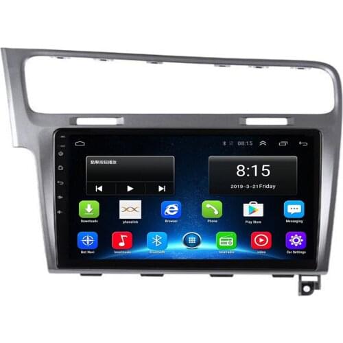 Android 10 2.5D IPS DSP Car GPS Navigation radio Player Multimedia for VW Volkswagen Golf 7 2013 2014 2015 2016 2017 BT No dvd