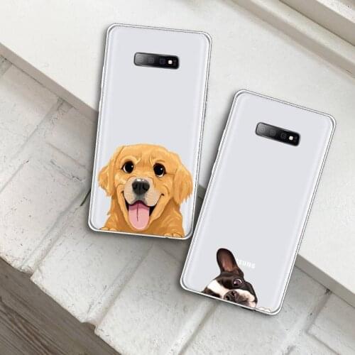 Bulldog Pug Dog French Phone Case Transparent For Samsung Galaxy A S 7 8 11 21 50 30 81 51 90 5G 20 E Ultra M60S