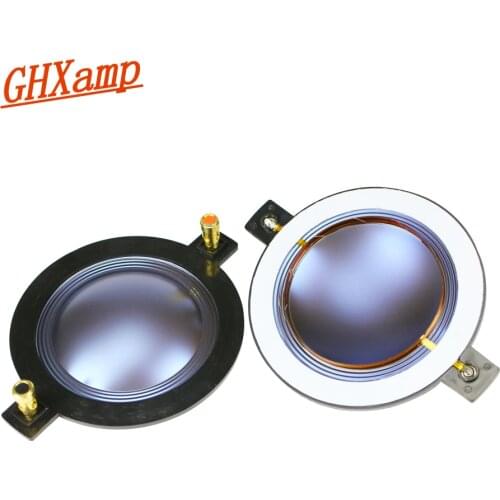 GHXAMP 72.2mm Tweeter Voice Coil Blue Diaphragm Treble Voice Coil With Column Aluminum Round Copper Wire Speaker Repairs 2pcs