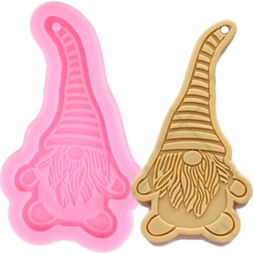 Gnome Silicone Mold Dwarf Hat Fondant Cake Decorating Tools Resin Clay Candy Molds Chocolate Making Moulds Kitchen Accessories