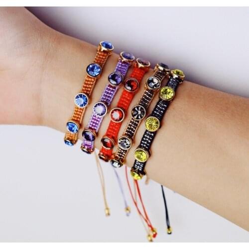 BLUESTAR Fashion Multi Color Beads Crystal Beaded Bracelets Set for Women Charm Party Jewelry Gift VSCO Girl Accessories