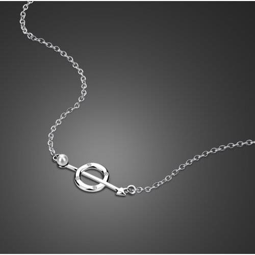 Hot Sales 100% 925 Sterling Silver Choker Necklace for Women Chain Smalll Love Necklace Pendant on neck Bohemian Chocker Jewelry