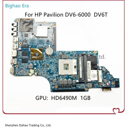 For HP Pavilion DV6 DV6T DV6-6000 Laptop Motherboard 659998-001 641487-001 659147-001 665348-001 With 1G-GPU 100% Fully Tested