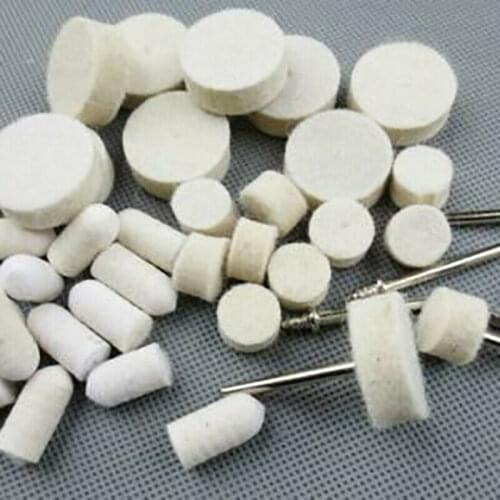 Multifunctional Wool Felt Polishing Pad Buffing Wheel For Dremel 1/8 Inch Shank
