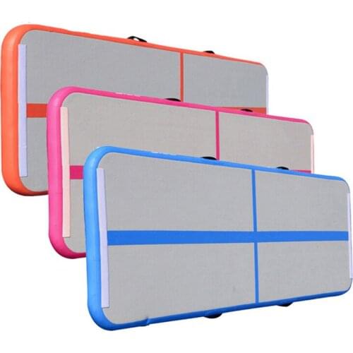 Inflatable Gymnastics Tumbling Mat Air Tumbling Track /electric Pump Air Floor Mat For Home Use/cheerleading/beach/park Or Water