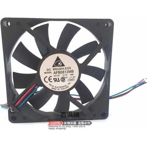 New AFB0812MB-ROO 8015 12V 0.17A 8CM 8cm Silent Ball Fan