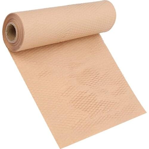 Recycled Packing Paper 11.8Inch x 164FT Eco Honeycomb Paper for Moving Packaging Wrap Recyclable Cushion Material