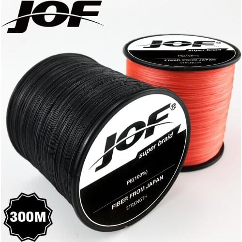 300M 8 Strands 4 Strands 18-88LB PE Braided Fishing Wire Multifilament Super Strong Fishing Line Japan Multicolor