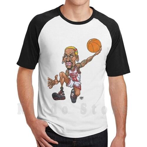 Rodman T Shirt Diy Big Size 100% Cotton Dennis Rodman Rodman The Worm Bad Boy Vegas Party Animal Basketball Point Guard Shooter