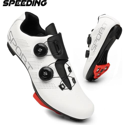 Male Cycling Shoes MTB Bicycle Sneakers Road Bike Racing Flat Cleat Speed Self-Locking Footwear Sports Zapatillas De Ciclismo