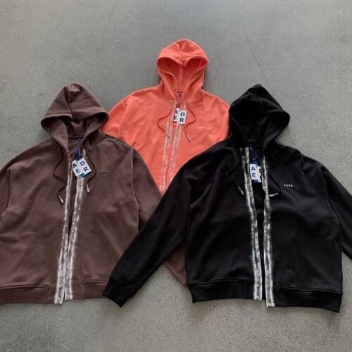 High Street Brand ADER ERROR Logo No Zipper Oversized Hoodie Mens Hoodies Womens Sweatshirt Womens Clothing 2021 Kawaii Y2k