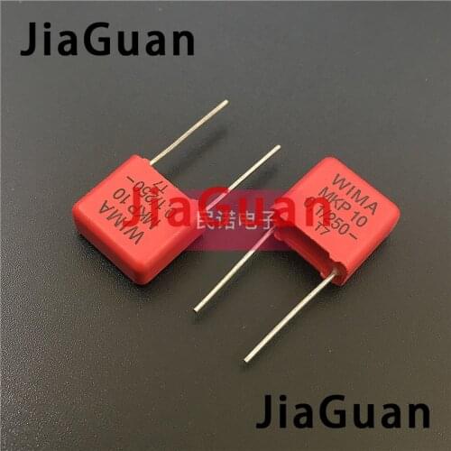 10PCS RED WIMA MKP10 104 250V p10mm original new MKP-10 0.1UF 100NF audio film 104 PCM10 hot sale 250V0.1UF