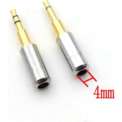 100pcs Mini 2.5 mm mono/Stereo Brass Plug Audio Jack Earphone Adapter for DIY Headset Earphone