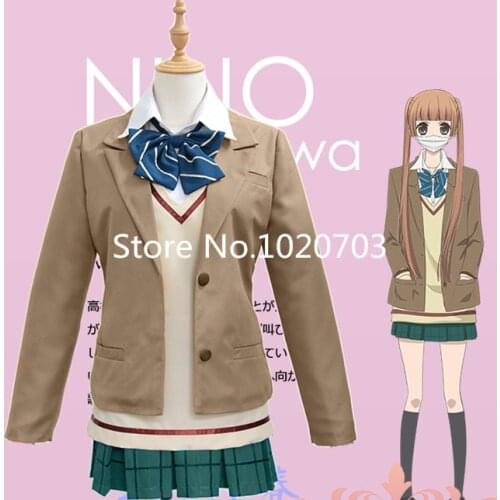 Anonymous Noise Nino Arisugawa Cosplay Costume