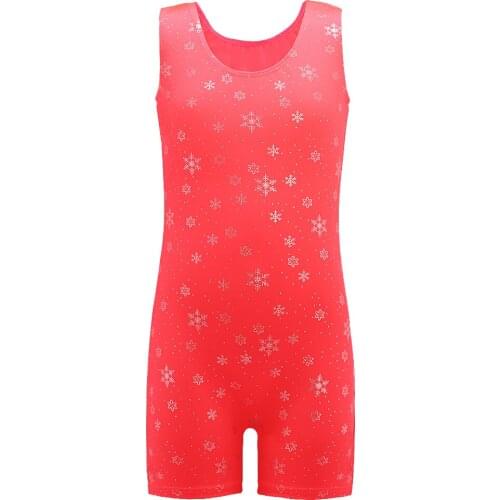 Girls Kids Orange Ballet Dress Gymnastic Leotards Hairband Girls Sleeveless Professional Dance Biketard Jumpsuit Costume 3-10Y